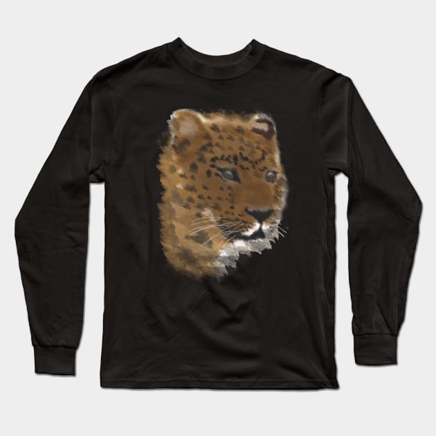 cheetah Long Sleeve T-Shirt by Amartwork